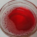 アボカド種の染液1番液酸化5分後
