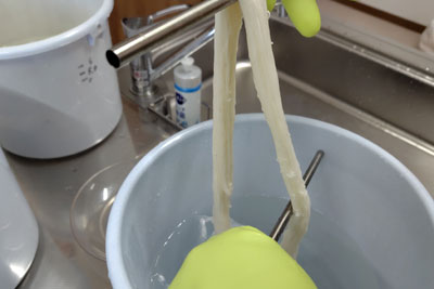 綿糸の下準備