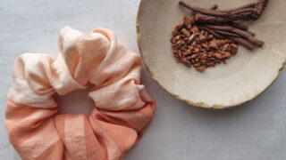 茜染め∞シュシュ(細目のタイプ) chouchou_250708095945761-