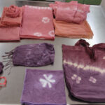 セイヨウアカネ染め体験作品