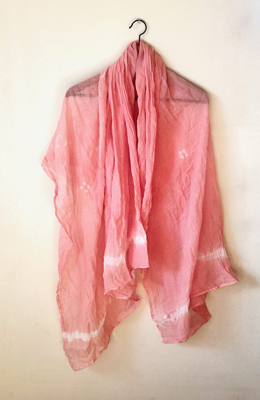 西洋茜染めコットンストール