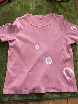 西洋茜染めTシャツ