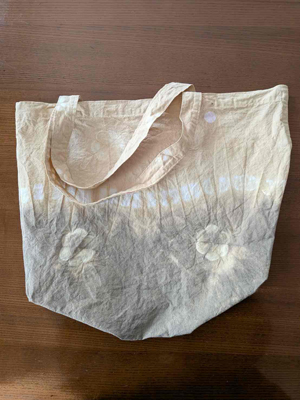 ざくろ染めトートバッグ