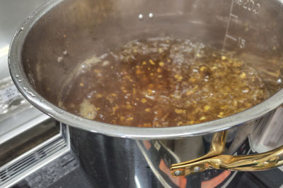 黄金花染色液抽出