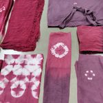 ラックカイガラムシ染め体験作品